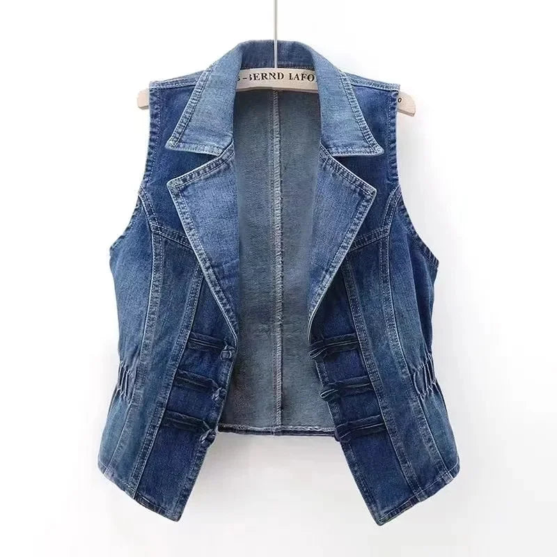 Constantino Astoria Denim Waistcoat