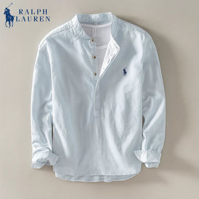 Linen Mandarin Shirt