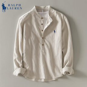 Linen Mandarin Shirt