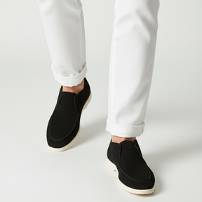 High Suede Loafers
