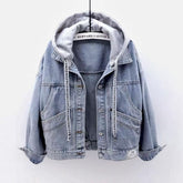 Constantino Valka Hooded Denim Jacket