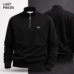 LC Men's Zip-Up High-Neck Sweatshirt