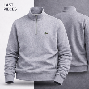 LC Men's Zip-Up High-Neck Sweatshirt