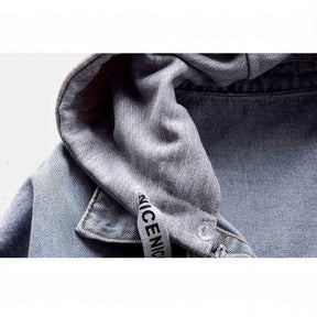 Constantino Valka Hooded Denim Jacket