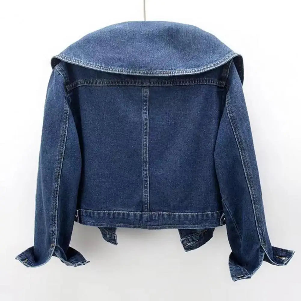 Constantino Sofia Denim Crop Coat
