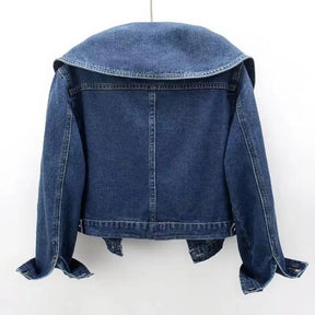 Constantino Sofia Denim Crop Coat