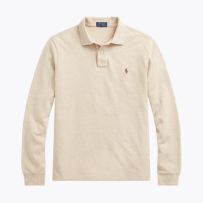 RL Mesh Long-Sleeve Polo Shirt