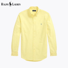 RL Slim Fit Garment-Dyed Oxford Shirt